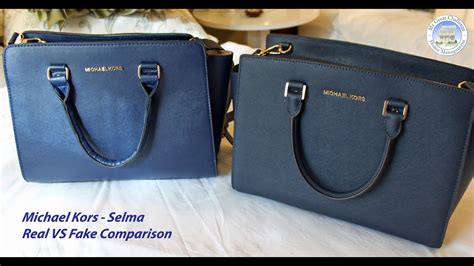 michael kors selma original vs fake|are michael kors bags real.